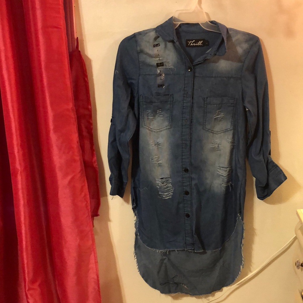 Denim dress